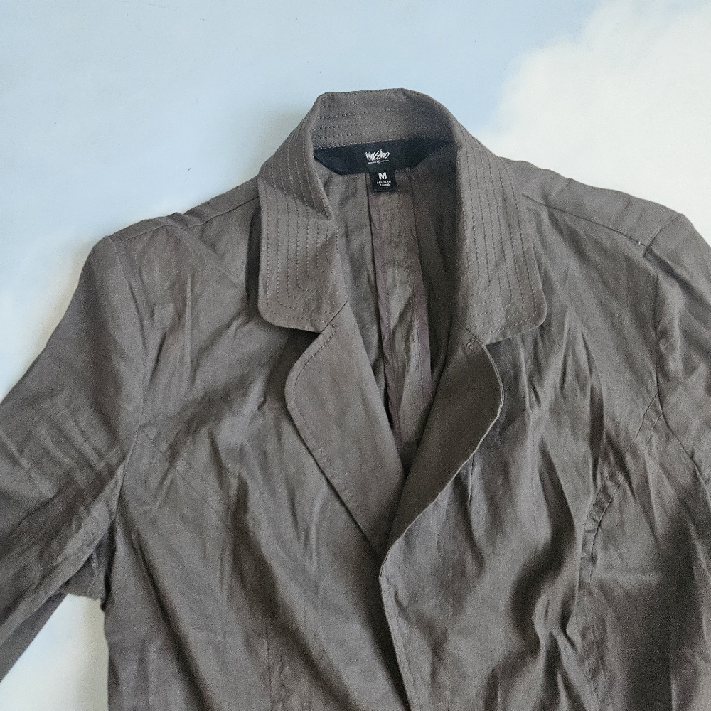 Gray Purple Button-Up Blazer Lightweight Blazer J… - image 3